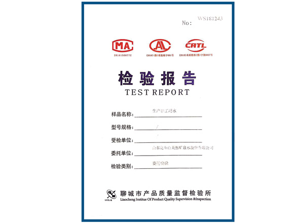 檢測報告